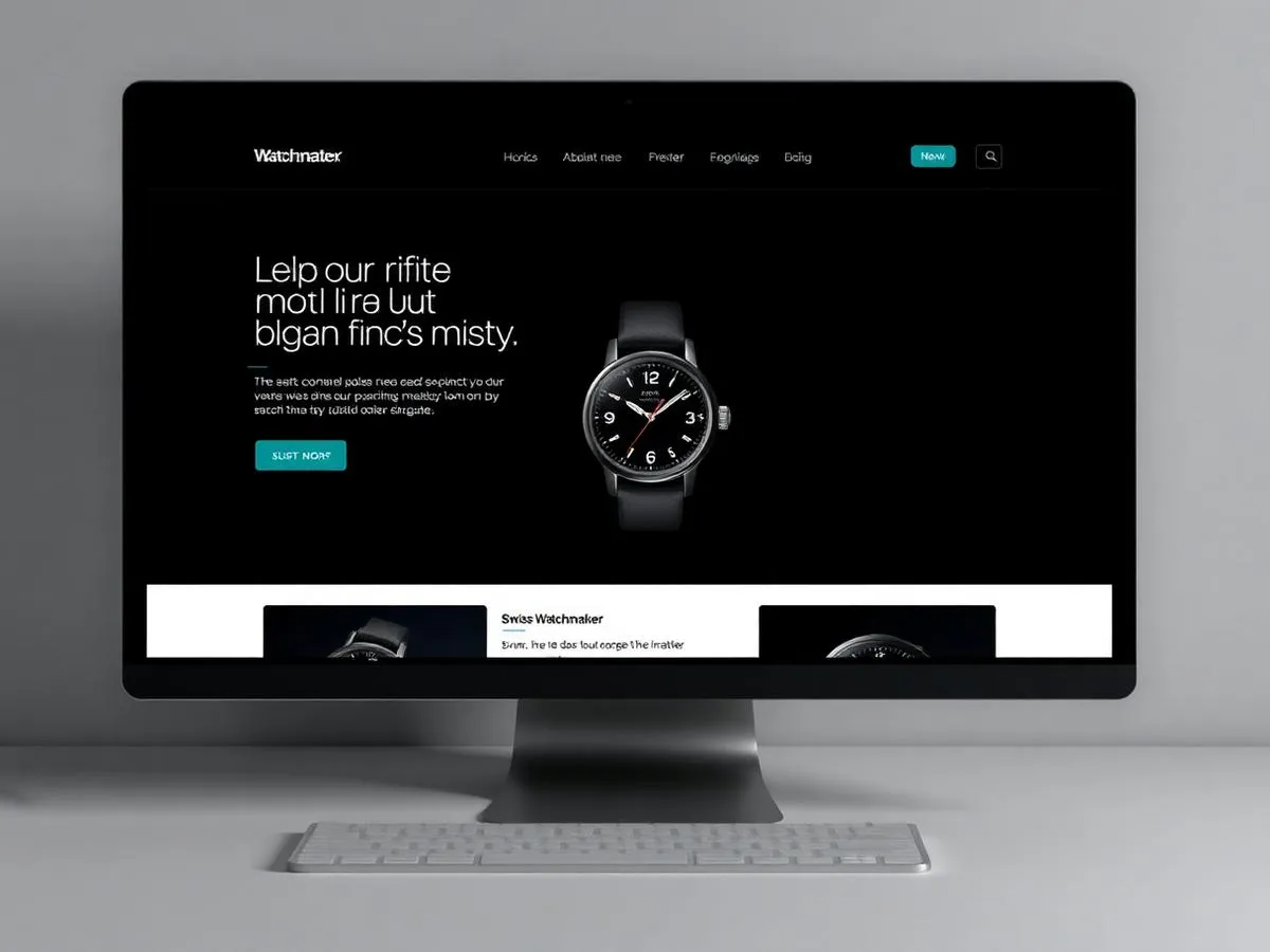 Meister Uhren – Website-Projekt von SYVIU