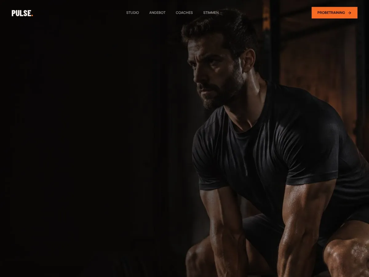PULSE Training – Website-Projekt von SYVIU