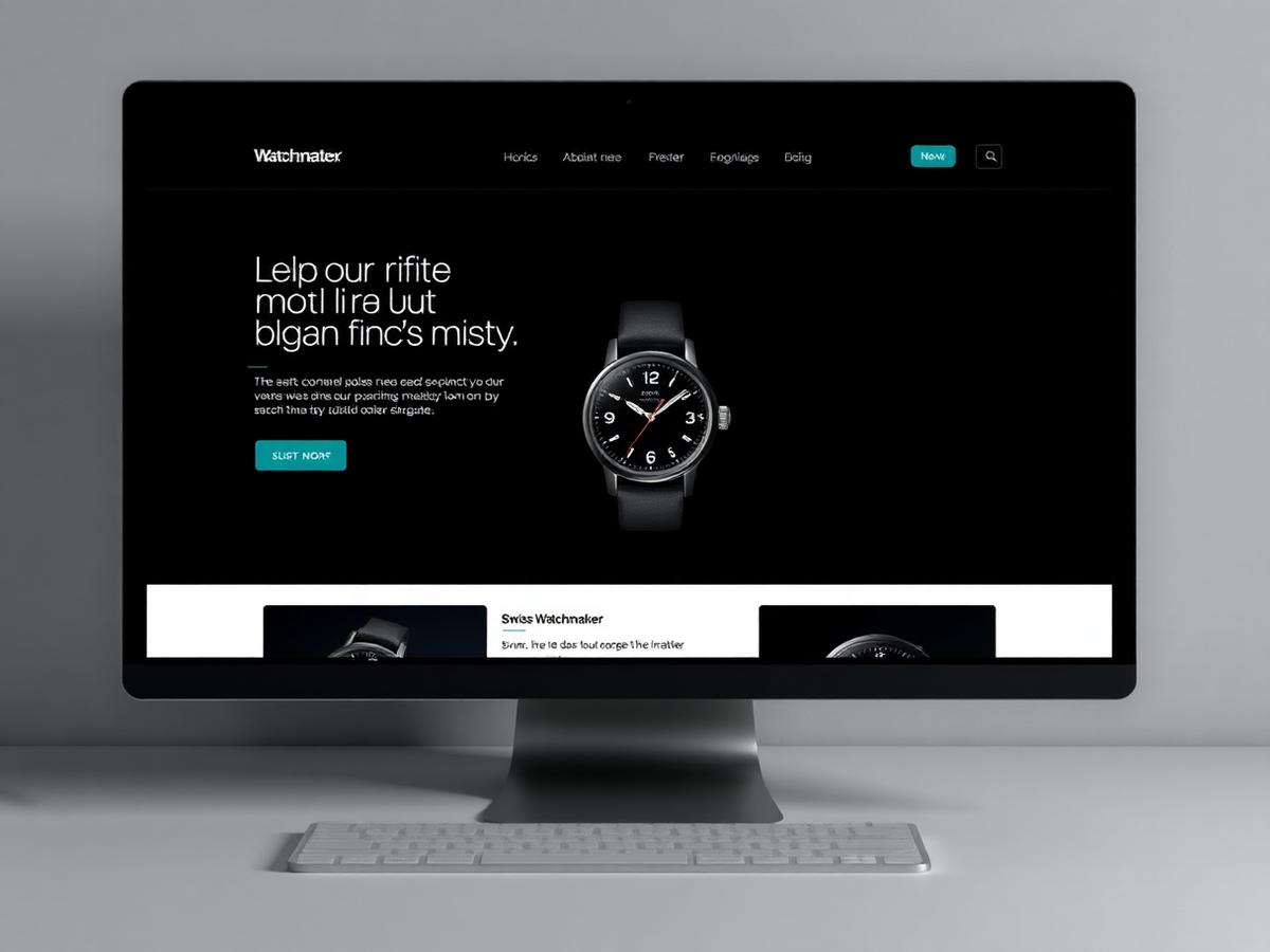 Meister Uhren – Website-Projekt von SYVIU